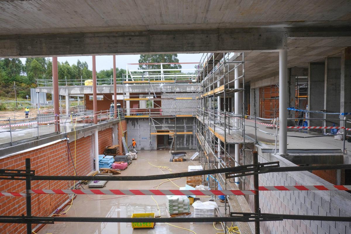 Las obras del nuevo CEIP de O Milladoiro