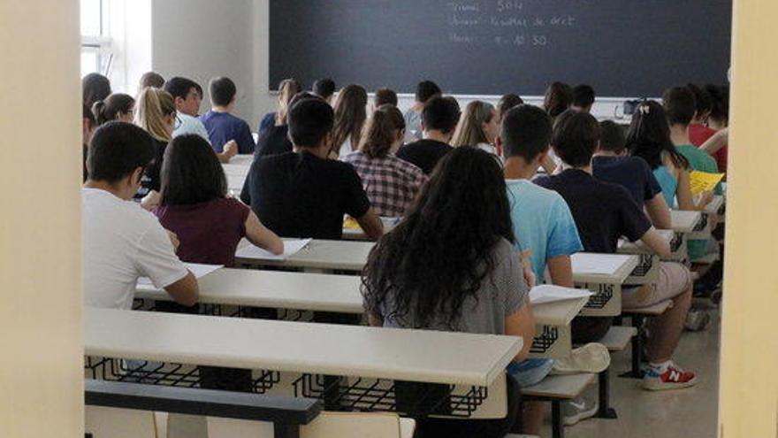 Estudiants gironins a la selectivitat del 2017