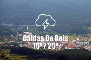 El tiempo en Caldas de Reis: previsión meteorológica para hoy, viernes 18 de julio