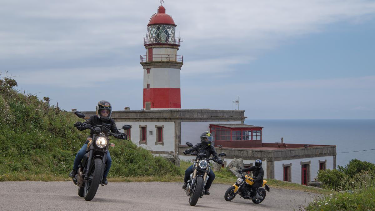 Cuatro rutas en moto por Rías Baixas
