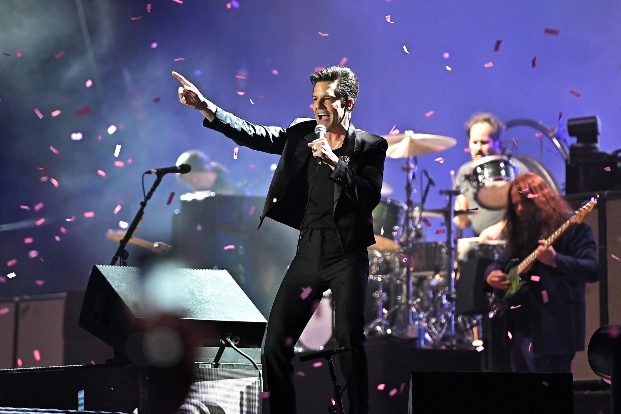 Brandon Flowers, líder de The Killers, uno de los protagonistas de la noche del jueves en Mad Cool.