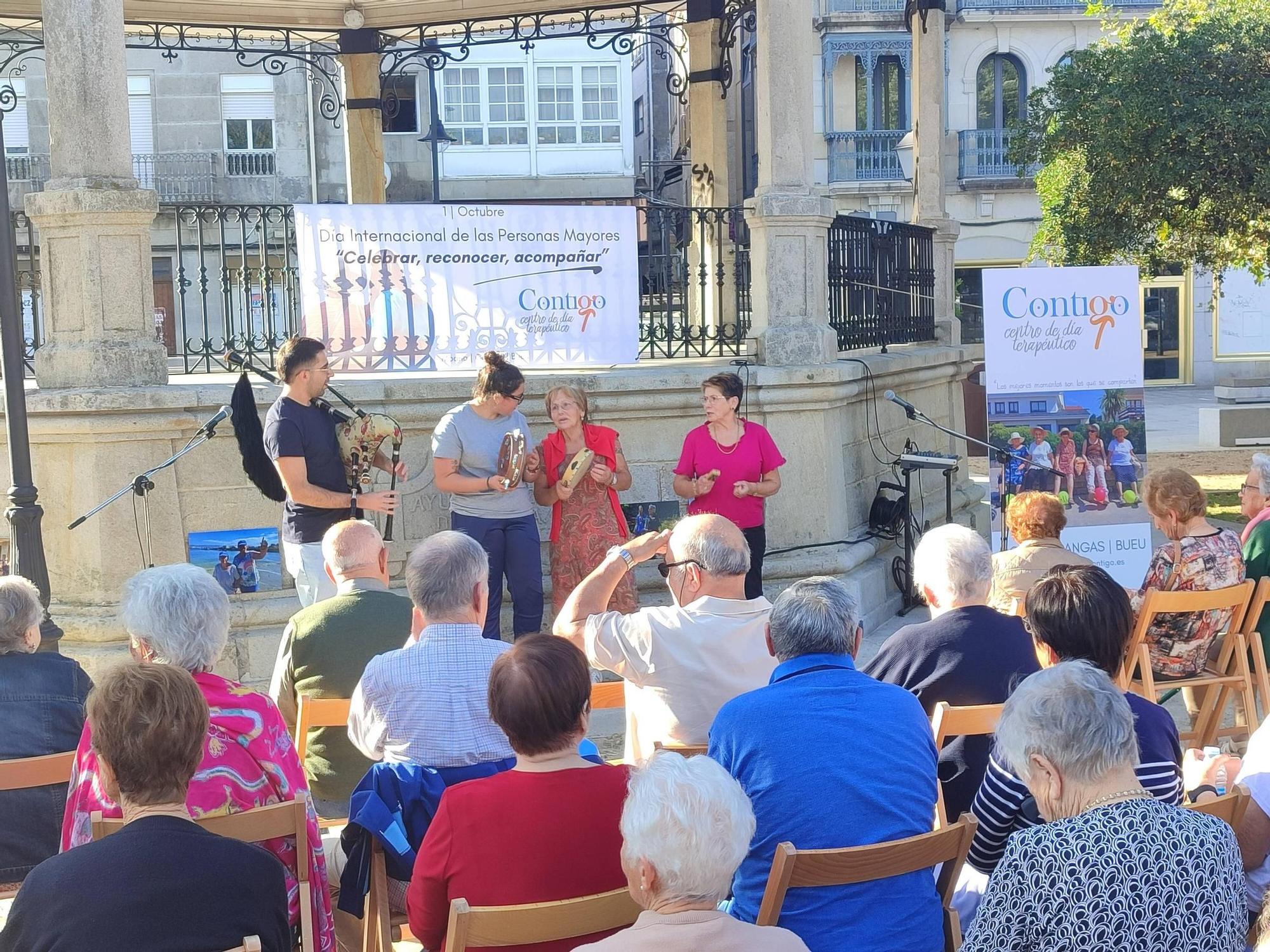 Los mayores alzan la voz en Cangas por la dignidad