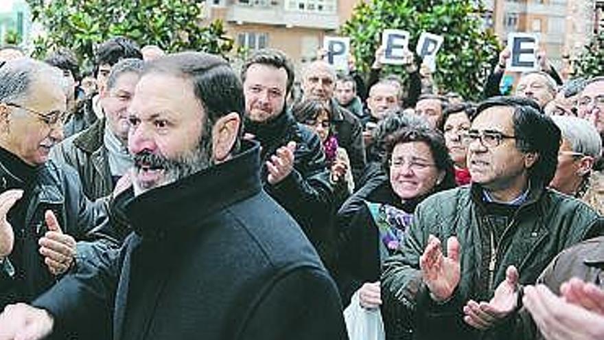 Pepe el Ferreiro, el pasado 26 de enero, tras ser destituido.