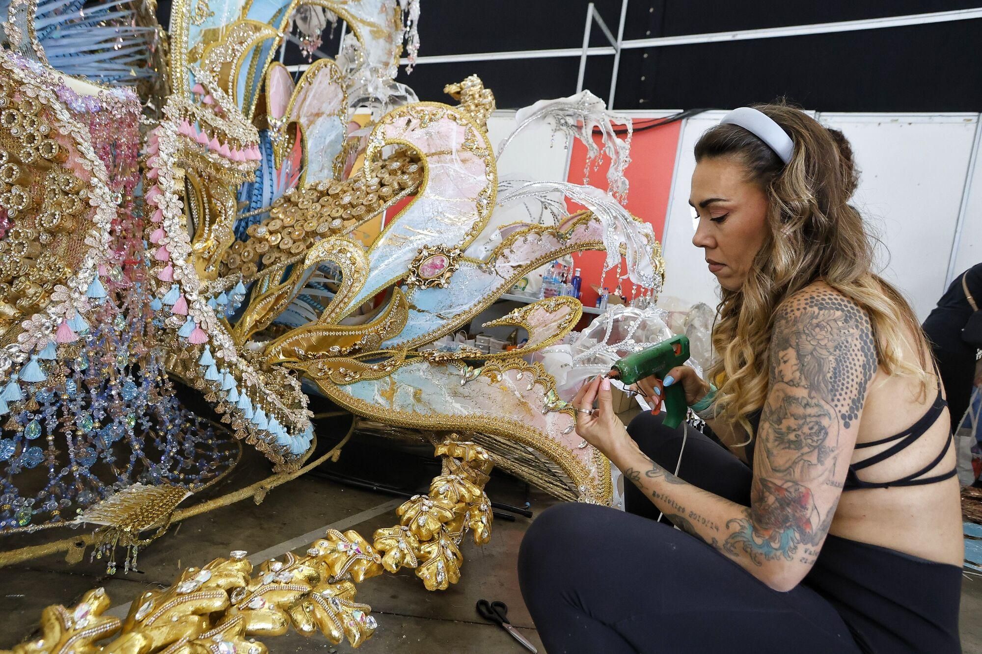 Backstage de la Gala de la Reina de Santa Cruz de Tenerife