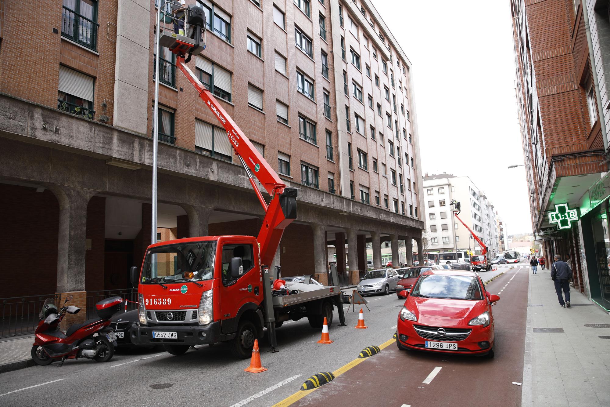 En imágenes: problemas de circulación en La Calzada