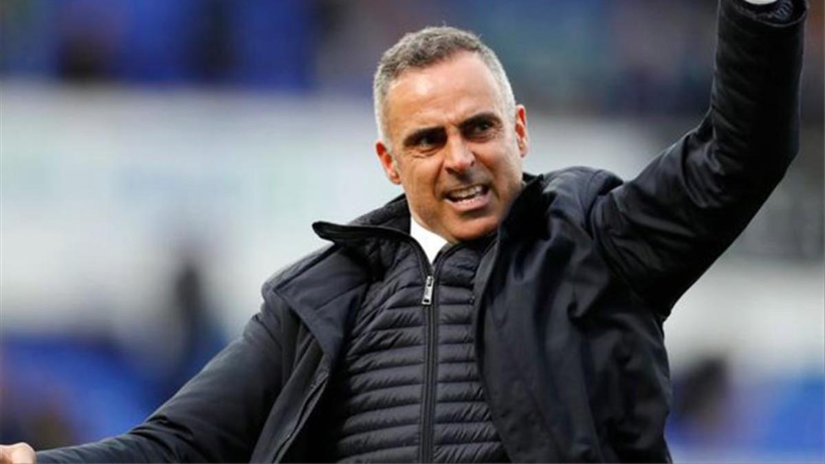 José Gomes, durante un partido del Almería esta temporada.