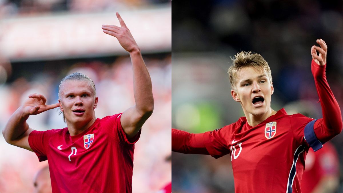 Haaland y Odegaard encabezan la lista de Noruega