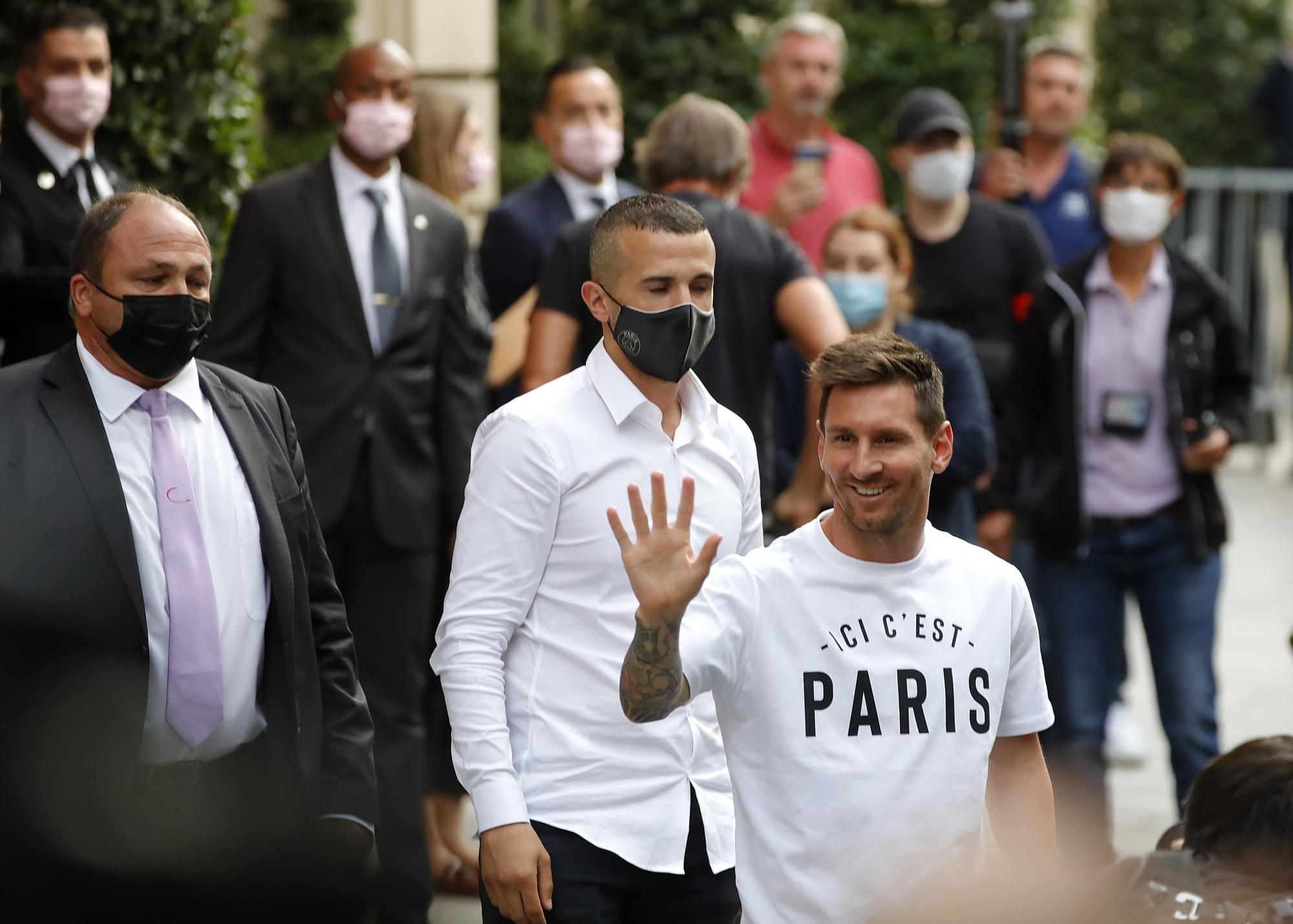 Messi arriba a París