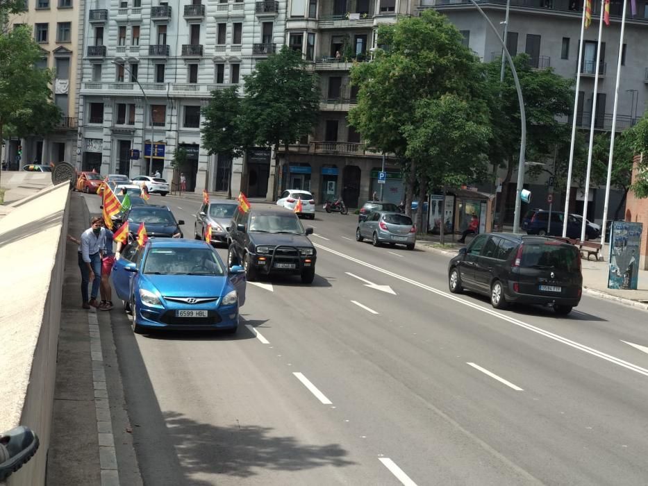 Manifestació en cotxe de Vox