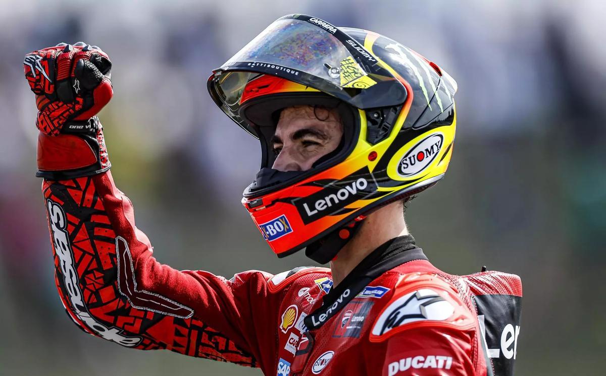 Francesco 'Pecco' Bagnaia, vencedor este año en EEUU. / ALEJANDRO CERESUELA