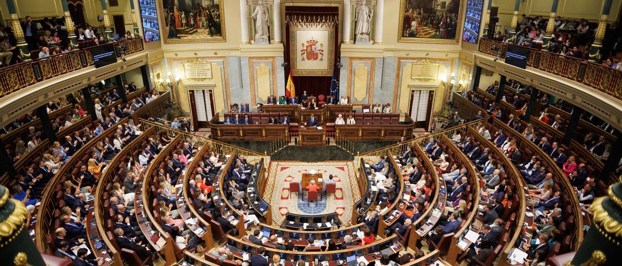 Archivo - Vista del Hemiciclo del Congreso de los Diputados el pasado 26 de septiembre de 2023, en Madrid (España).