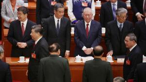 El presidente chino, Xi Jinping, llega a la segunda jornada de la Asamblea Nacional Popular que se celebra en Pekín.