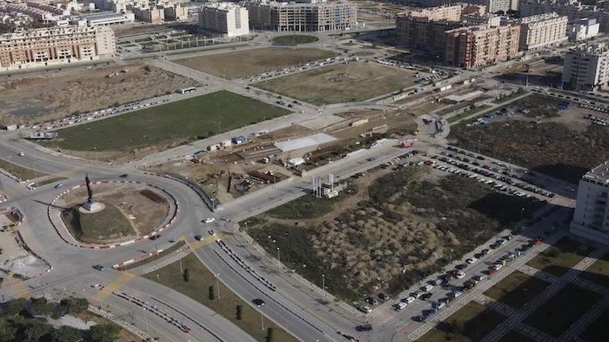 El nuevo IES Teatinos irá junto a la avenida Jorge Luis Borges.