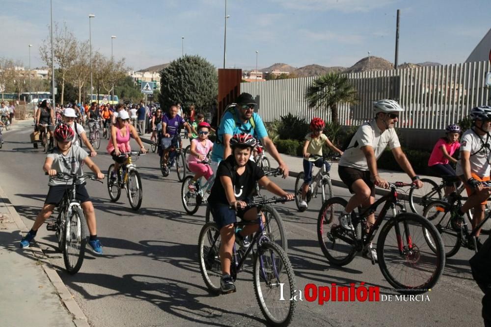 Ciclopaseo para clausular en Lorca los JDG