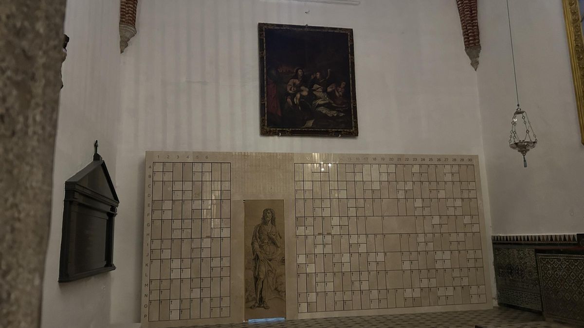 Los columbarios se encuentran en la capilla de la Inmaculada.