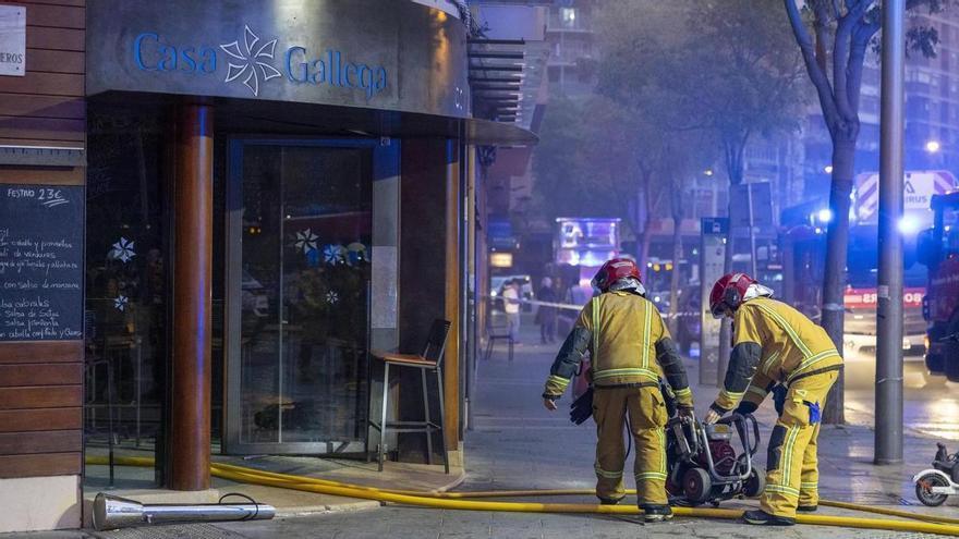 Schon wieder: Feuer in der Casa Gallega in Palma