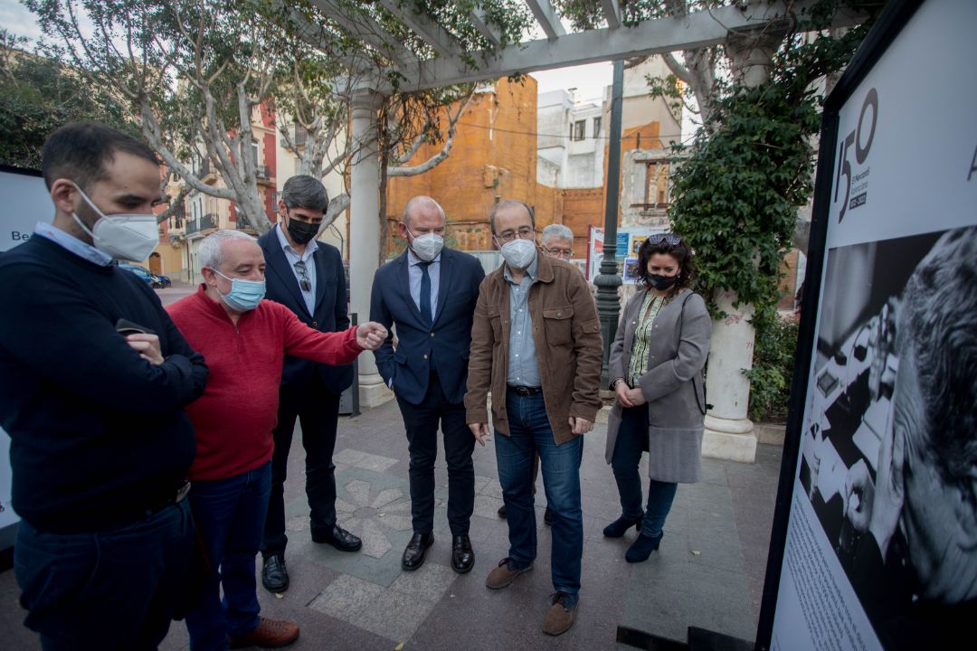 Inauguración de la exposición 150 años de Levante-EMV en Alzira