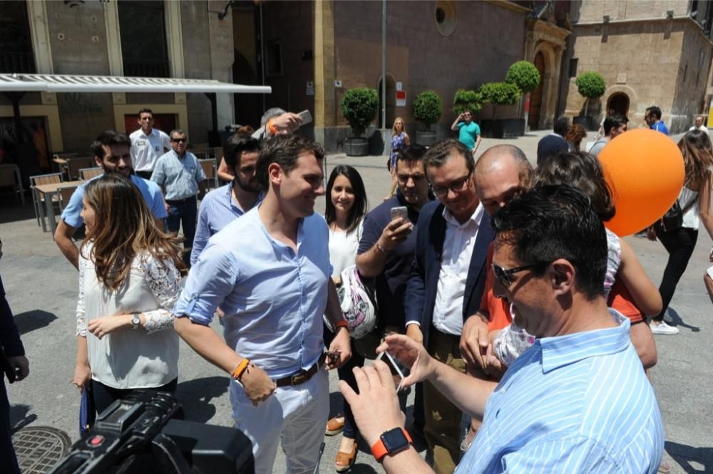 Albert Rivera visita Murcia y Los Alcázares