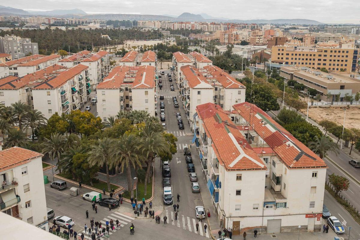Vista área del barrio de San Antón