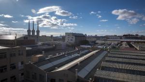 Vista aérea del polígono Badalona Sud