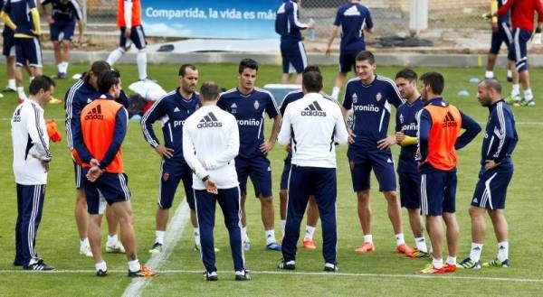 Imágenes del entrenamiento del Real Zaragoza