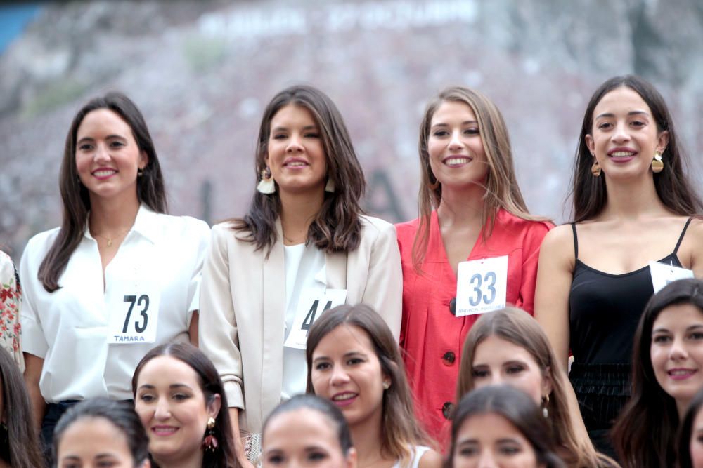 La aspirantes a fallera mayor de València visitan el IVAM