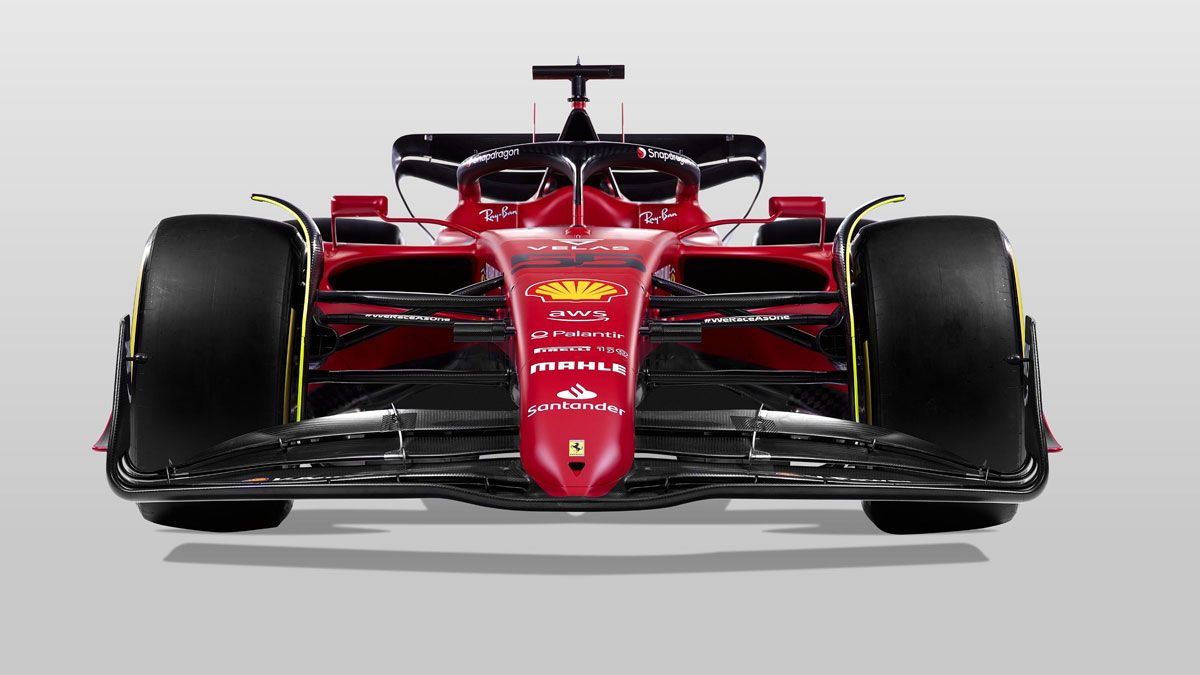Frontal del nuevo Ferrari 2022