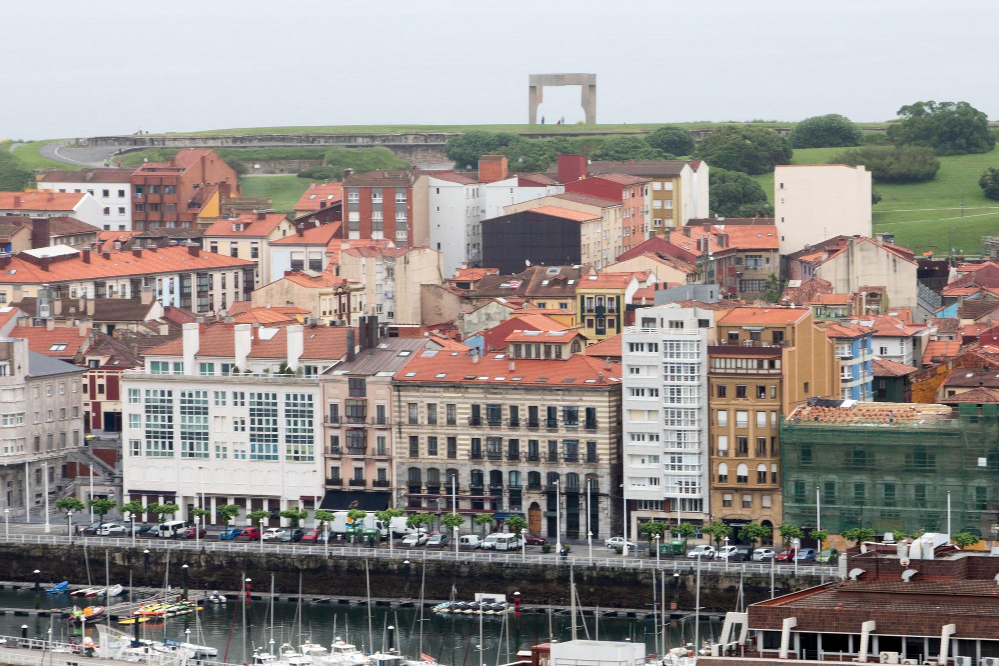 En imágenes: Así se ve Gijón desde el aire