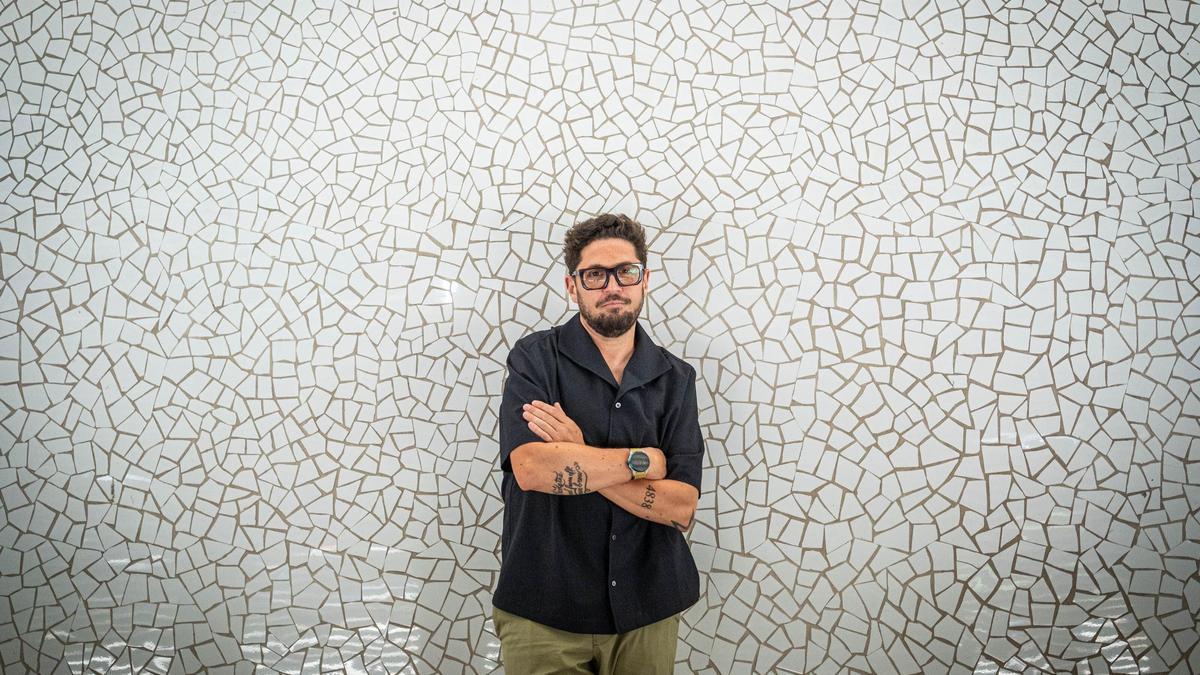 Aarón Zapico este martes en el Auditorio de Tenerife.