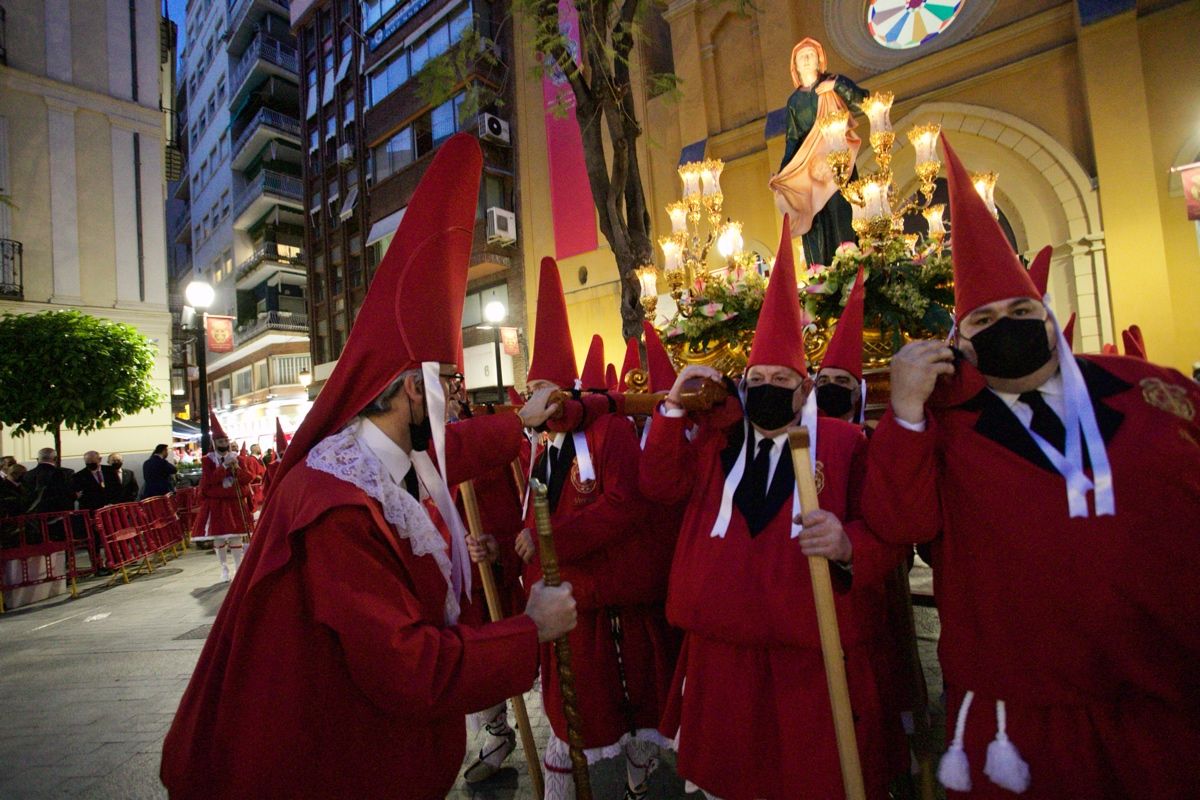 Así ha sido la procesión de La Caridad en Murcia