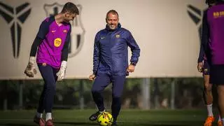 Así ha sido el entreno sin internacionales del Barça