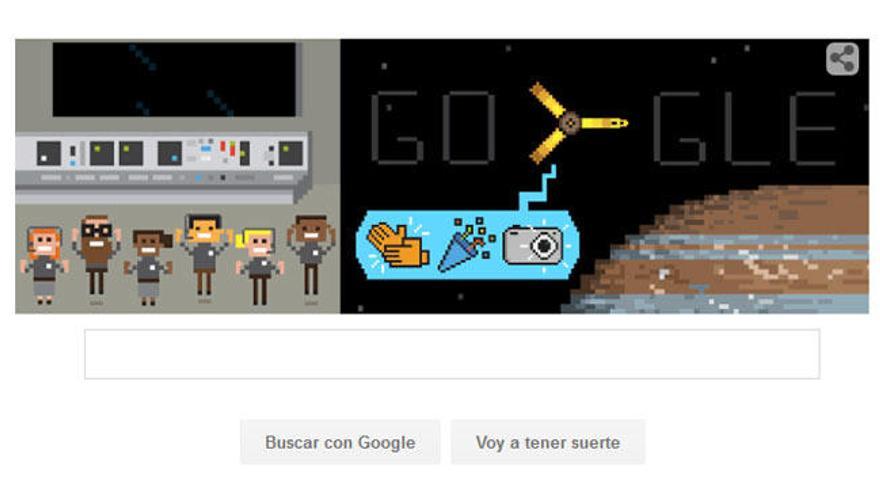 El nuevo doodle de Google.