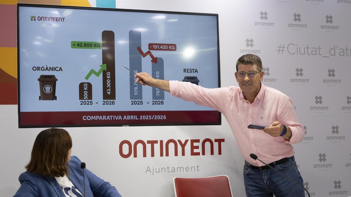 El Ayuntamiento de Ontinyent defiende los resultados de la recogida puerta a puerta entre los grandes generadores