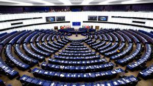 Sesión plenaria en el Parlamento Europeo en Estrasburgo.