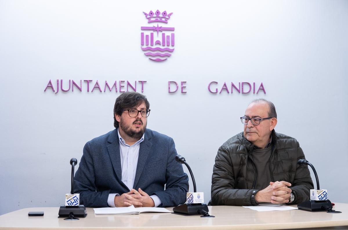 Vila y Picornell en una rueda de prensa reciente sobre la polémica de los datos personales.