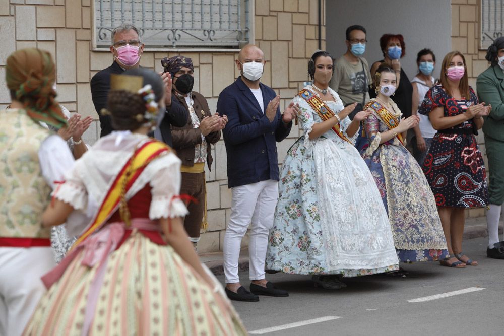 Visita a Faura de las comisiones de la Federación Junta Fállera de Sagunt.