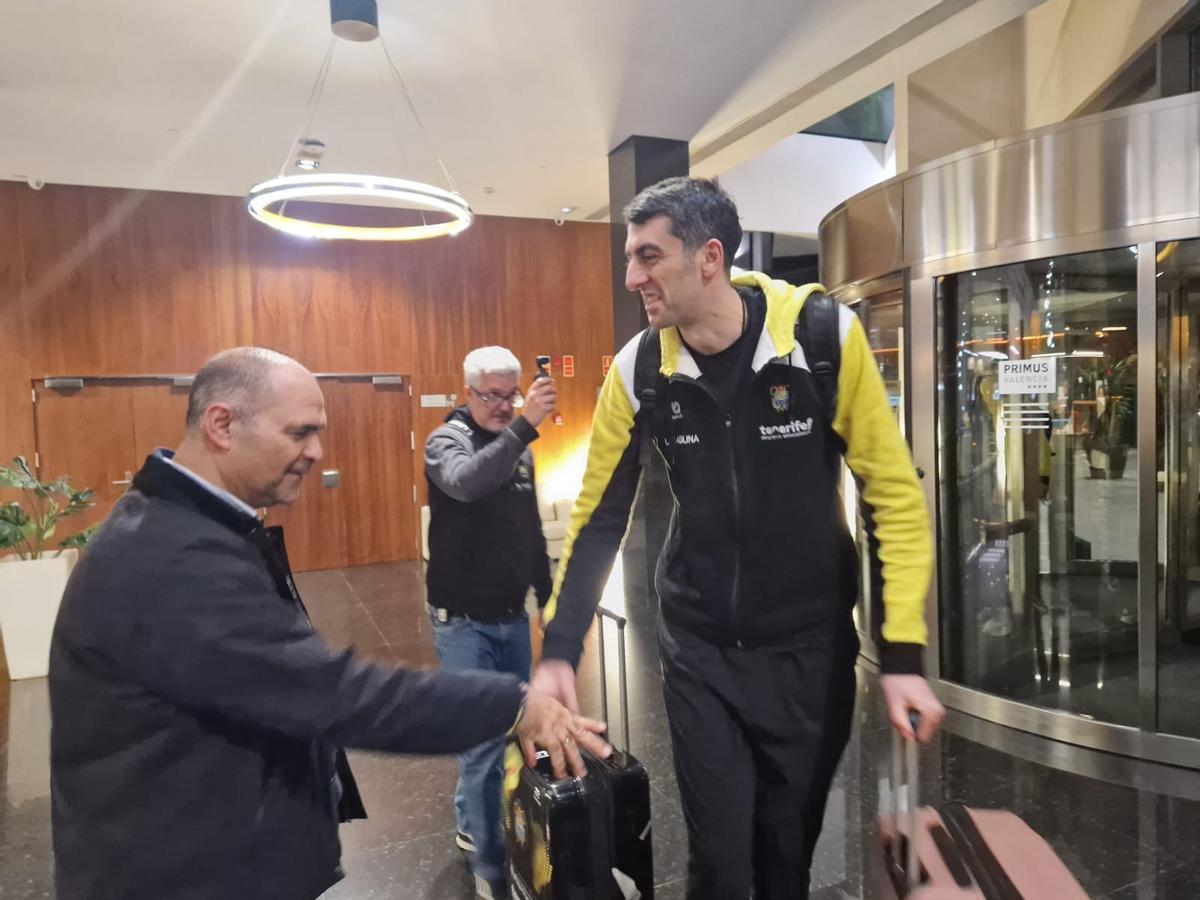 La expedición canarista llega a Valencia