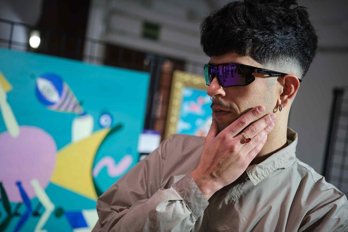 Obras Bejo: El rapero Bejo expone una decena de obras en la ULL