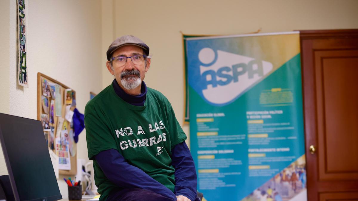 Fausto Guzmán, socio caseta ASPA