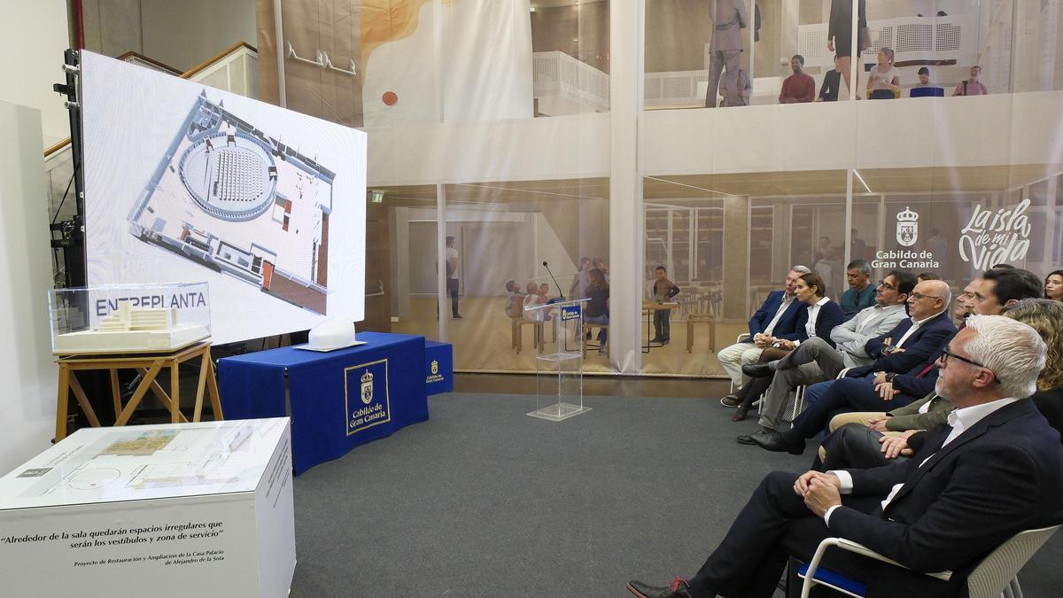 Presentación del proyecto arquitectónico con el que se culminará el Edificio Cultural del Cabildo.