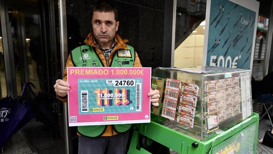 El vendedor más «marchoso» reparte un millón de euros en Pontevedra: &quot;Todavía no lo creo&quot;
