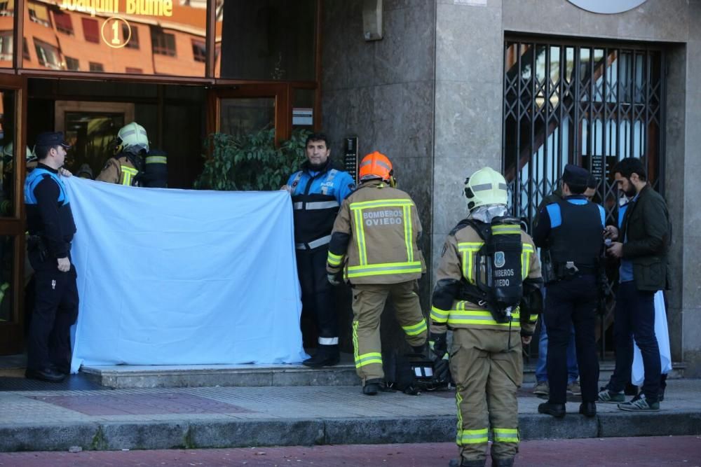 Escape de gas en Ventanielles, Oviedo
