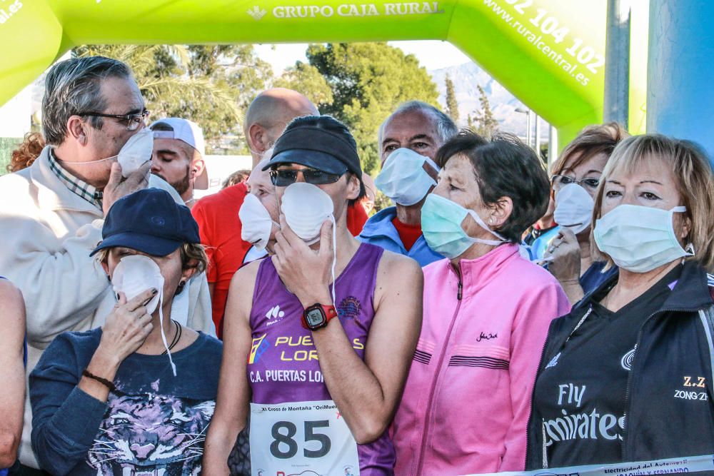 Carrera "OriMuela" y protesta de vecinos de Montep