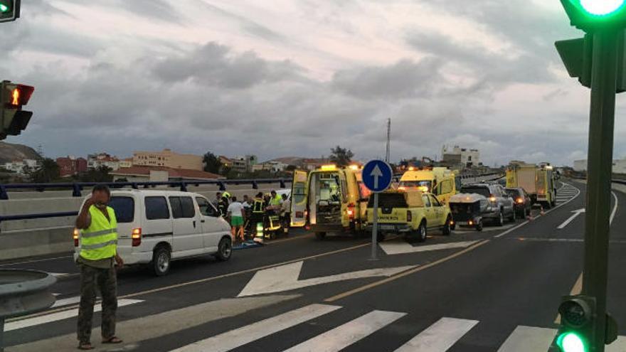 Un hombre, grave por un atropello en Arucas