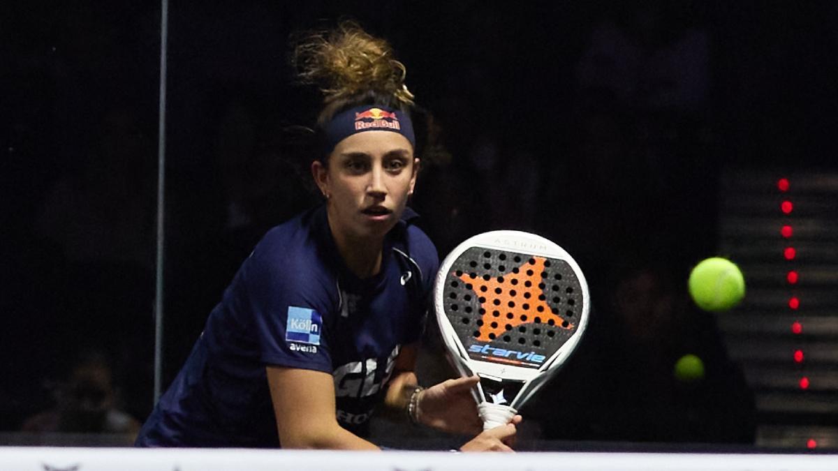 Bea González, durante la final en el Sant Jordi