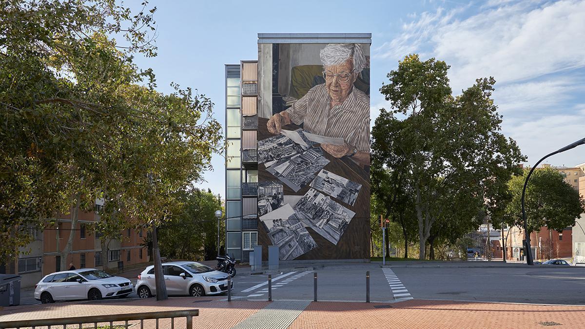 Nou Barris se transforma en una galería de arte urbano
