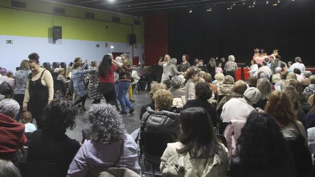 Sesión de baile en Alagón.