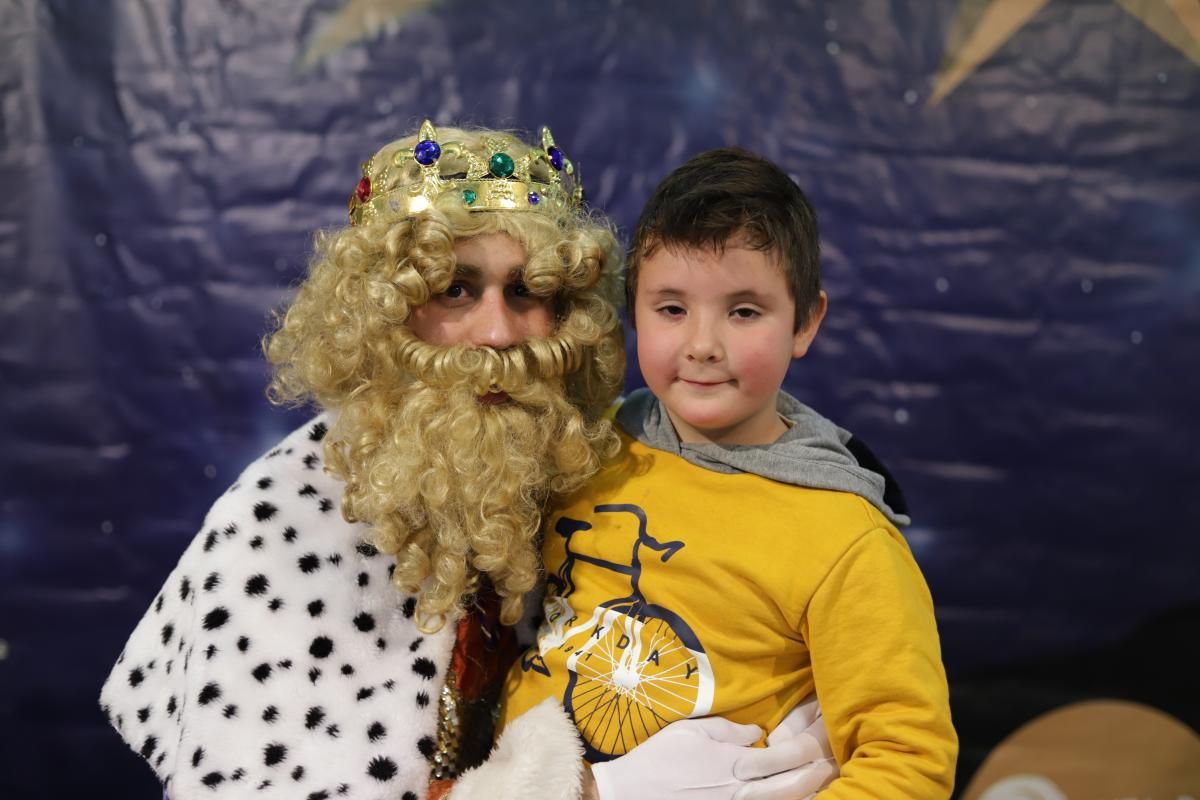 Fotos con los Reyes Magos realizadas el 4 de enero de 2018