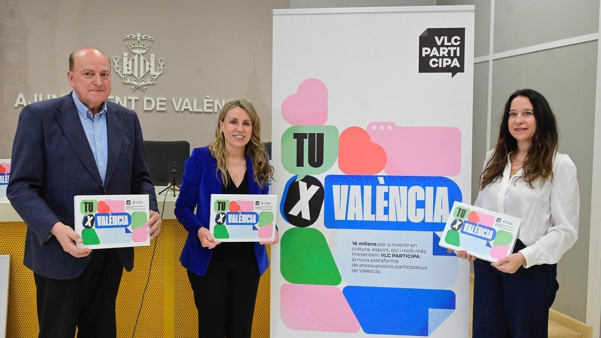 Presentación de los presupuestos participativos de València.
