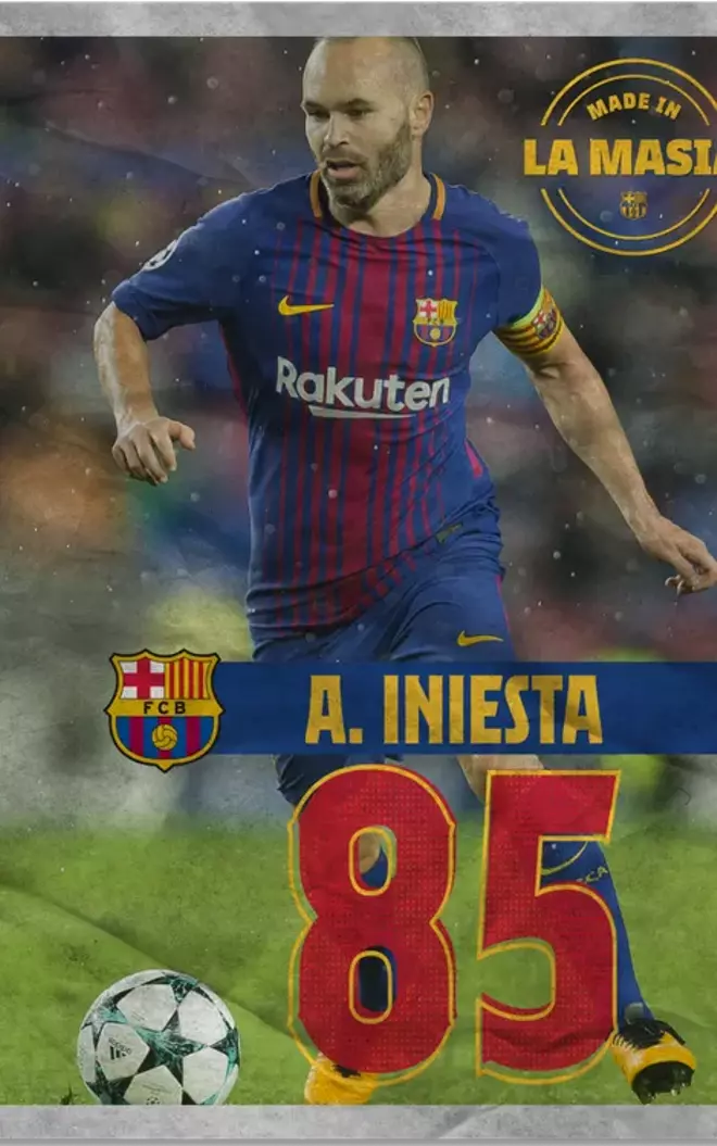 85. Andrés INIESTA 29/10/02. Debut en Champions Brujas – FCB 2002-03. 674 Partidos oficiales